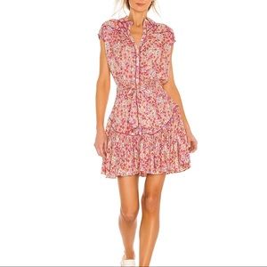 Poupette St Barth | Margo Mini Dress in Purple Daffodil